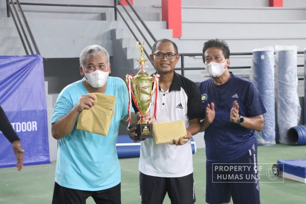 UNY Rector is the Champion in TSR Executive Tennis Cup 2021