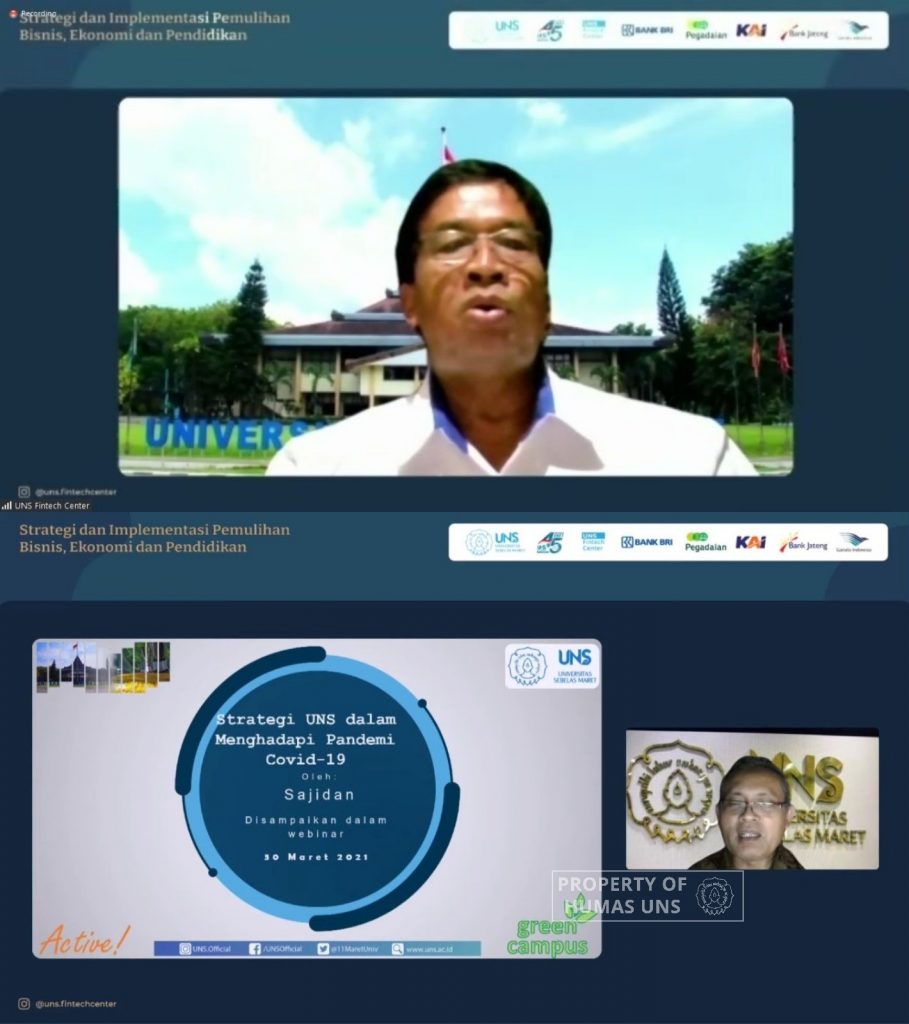UNS Fintech Center Discuss the Economics, Business, and Education Recovery Post Covid-19 Pandemic
