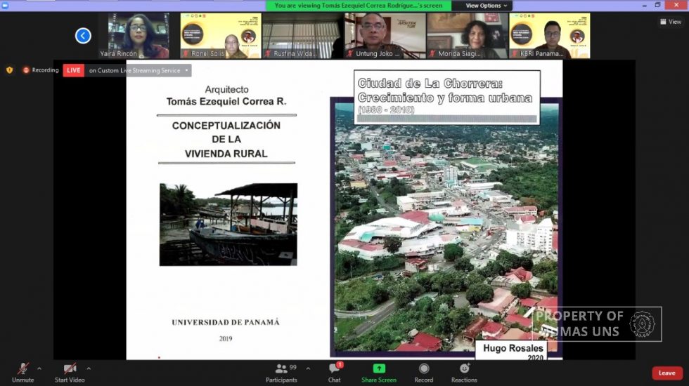Indonesian Ambassador to Panama Opened Guest Lecturer Series in Architectural Engineering Program FT UNS