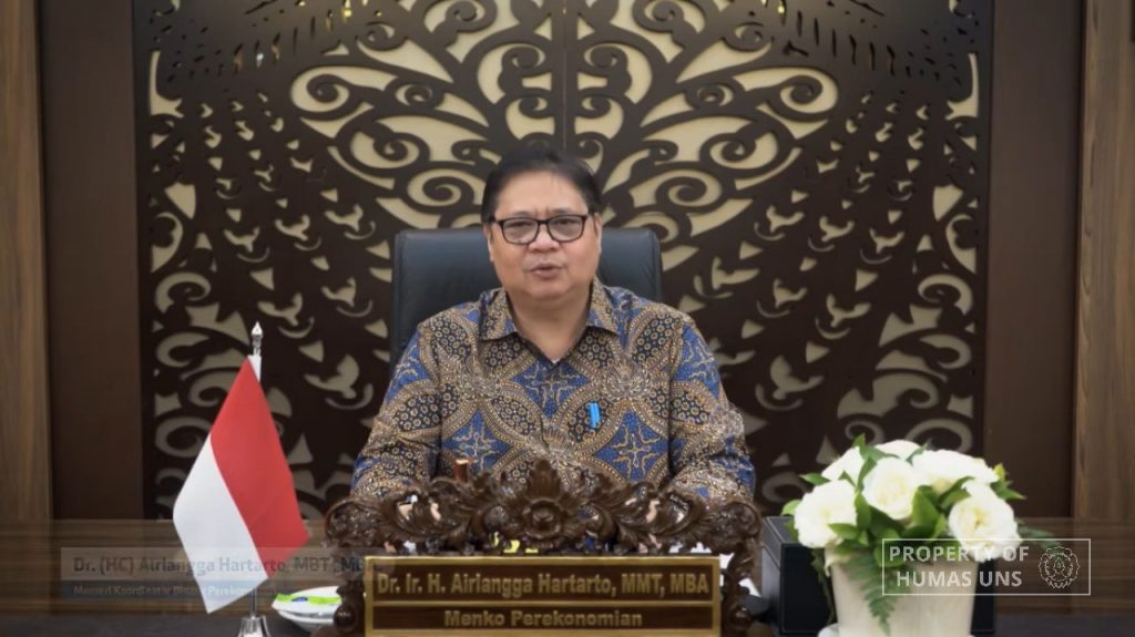 Coordinating Minister for Economic Affairs reviews UU Cipta Kerja