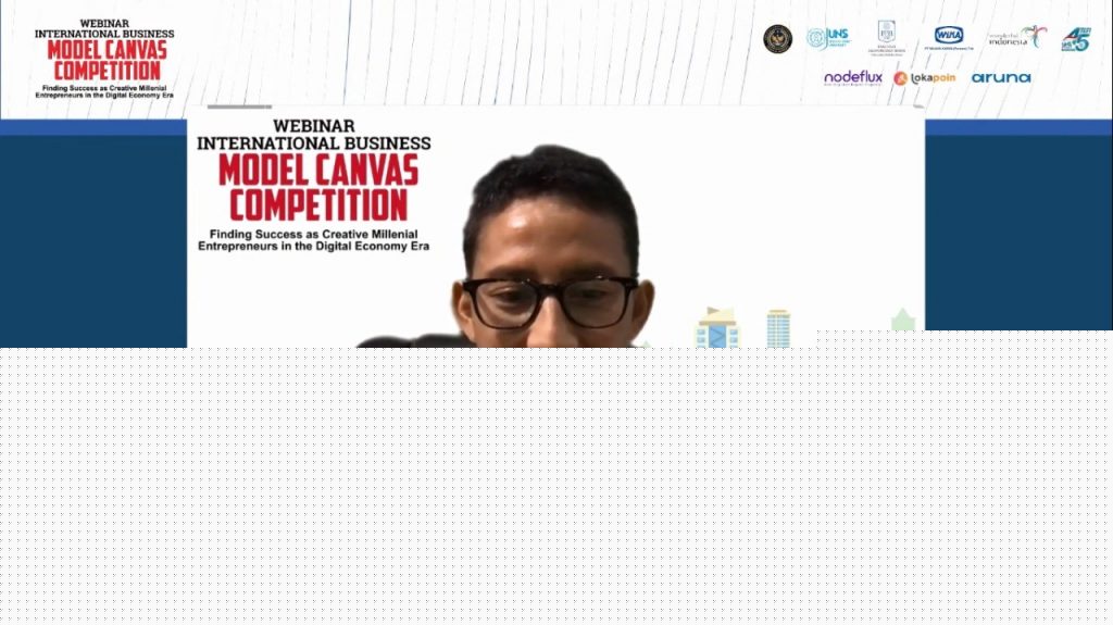 Menparekraf RI Invited UNS Students to Develop Start-Up in Tourism and Creative Economy Fields Amid the Pandemic