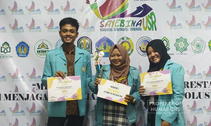 UNS Delegates Won in UIN Sultan Syarif Kasim Riau