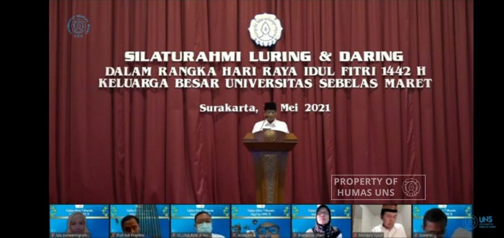 Rector UNS Emphasized Eid Al-Fitr Essence in Annual Silaturahmi