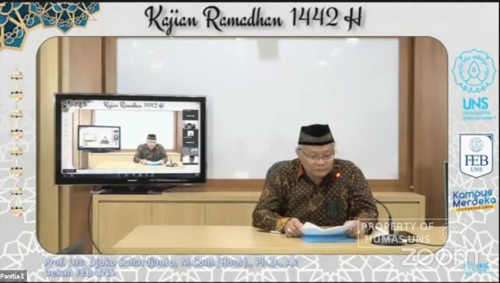 Alongside FEB, UNS Held The Last Ramadan Teaching 1442 H