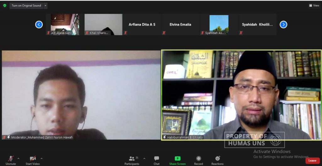 FUSI FP UNS Invited Ustaz Habibburahman El Shirazy in Karisma#1