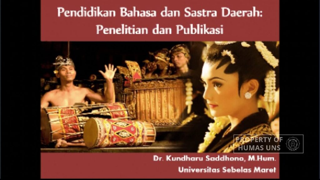 Master Program in Indonesian Language and Literature Education UNS Hosted the 1st BAKAL