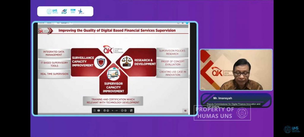 How to Develop Digital Finance Sector in Indonesia? These Are The Answer From The UNS Digital Innovation Festival 2021