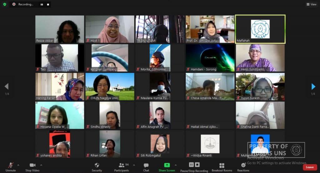 Master Program in Sociology Held International Guest Lecture on Environment, Gender, and Disaster