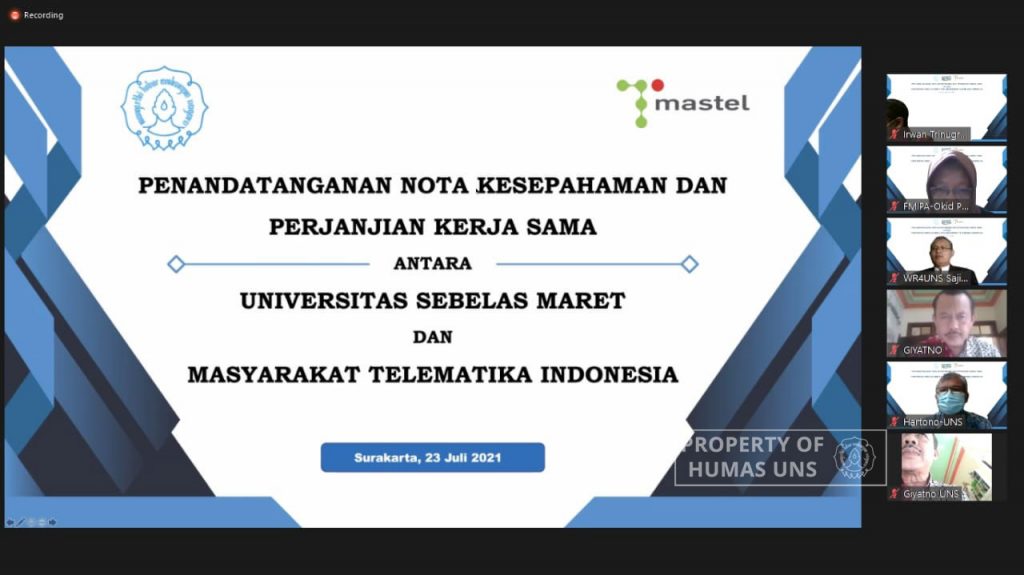 UNS Signed Memorandum of Understanding with MASTEL