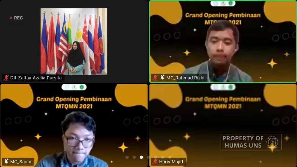 Opening MTQMN Training, UNS Prepared A Group to Win
