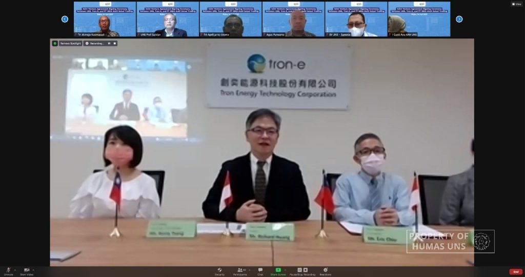 UNS Signed Joint Venture Agreement with TRON-E and IMST