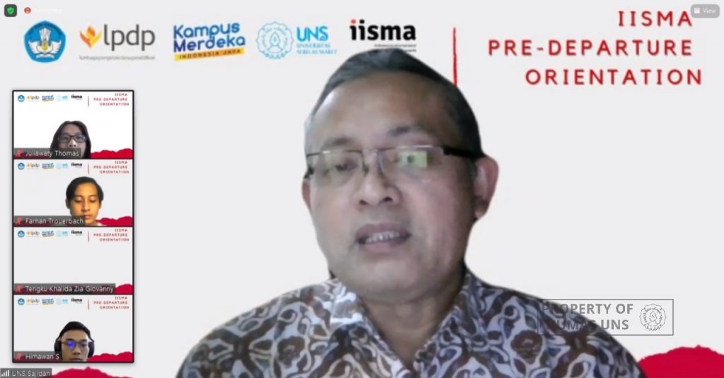 UNS Hosts the Briefing for Indonesian International Student Mobility Awards Program to the Netherlands
