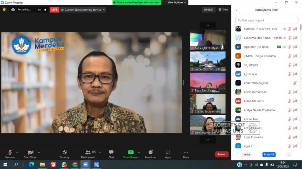 UNS Allocated IDR 1.7 Billion for MBKM UNS Grant