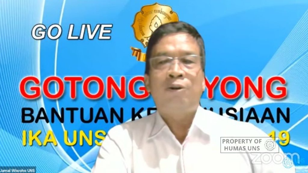 IKA UNS Launching Gotong Royong Peduli Covid-19 Event