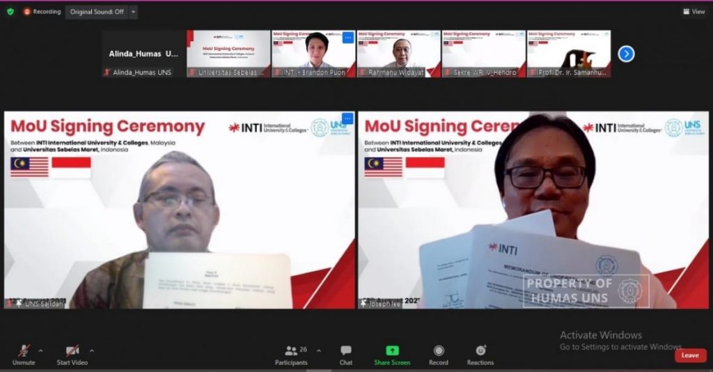 UNS Develop Collaboration with INTI International University & Colleges Malaysia