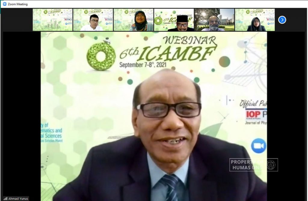 Hundreds of Participant Attended 6th ICAMBF UNS Virtually