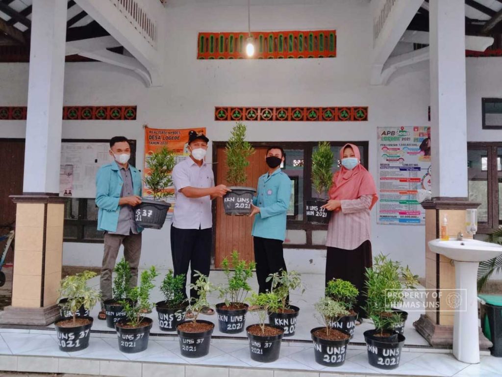 Team 37 KKN UNS Promote Green Village as Environmental Conservation Measure in Logede Village, Kebumen