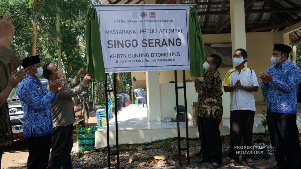 UNS Inaugurates ‘Masyarakat Peduli Api’ in KHDTK Gunung Bromo, Karanganyar