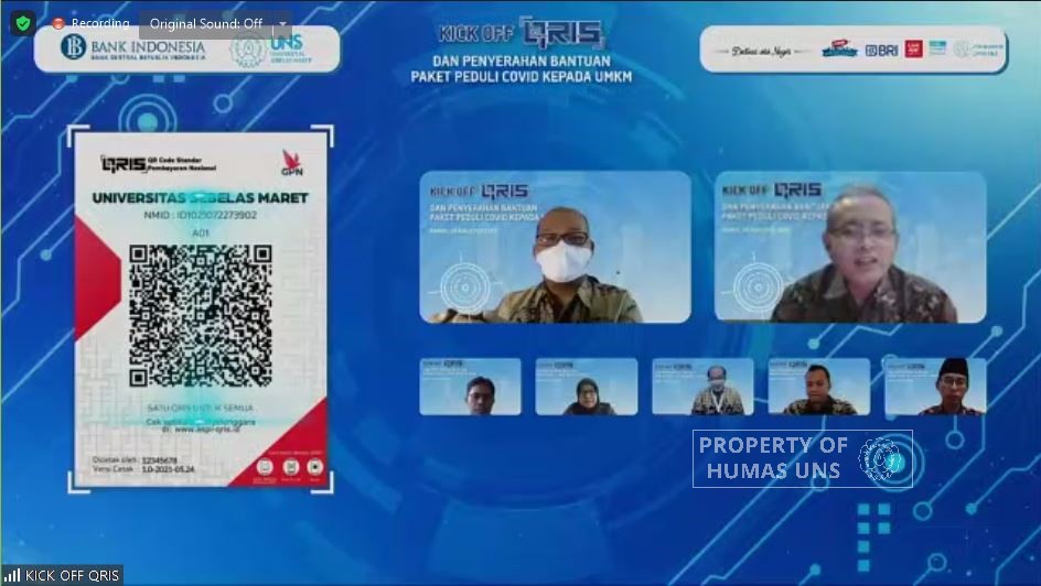 Bank Indonesia Launched Non-Cash Payment QRIS in UNS