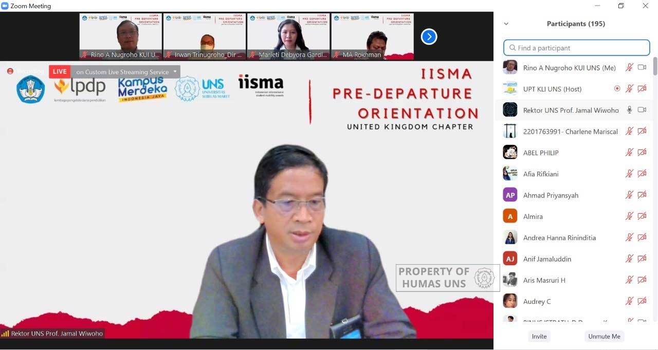 Once More, UNS Become the Host for Pre-Departure Orientation Program IISMA to the UK