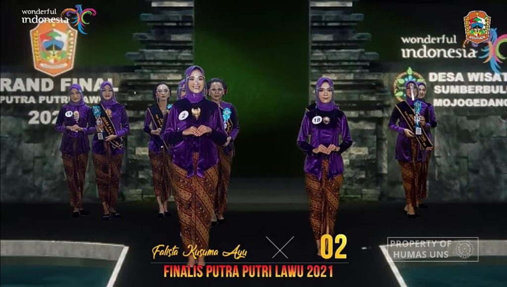 Proud: Two UNS Students Won Putra Putri Lawu Karanganyar Tourism Ambassador 2021