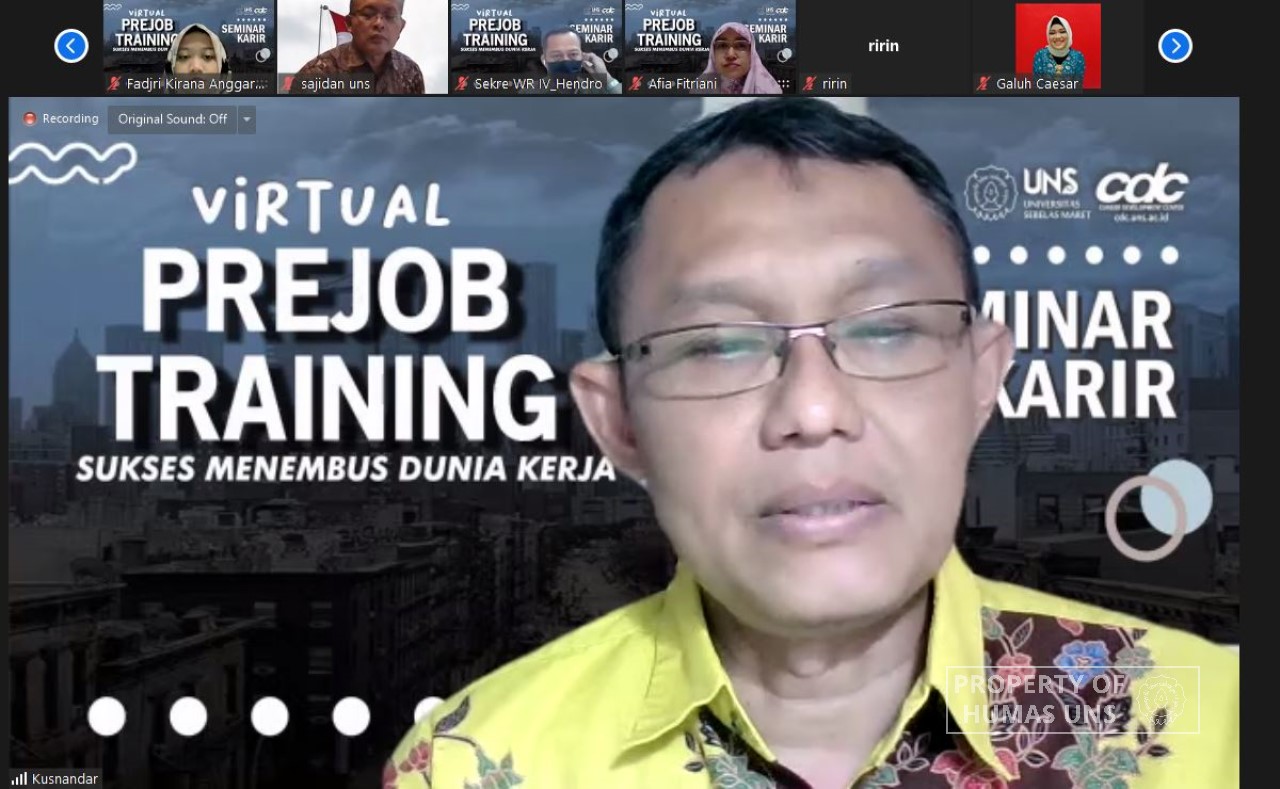 Prepares Graduate Candidates, CDC UNS Hosted a Virtual PreJob Training