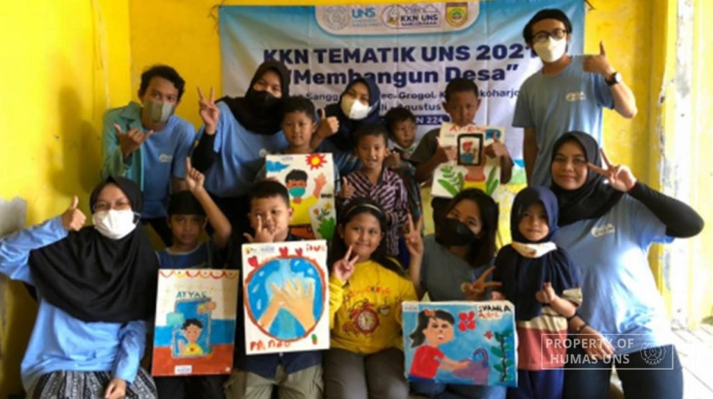 Group 224 KKN UNS Care for Children in Sanggrahan Village, Sukoharjo