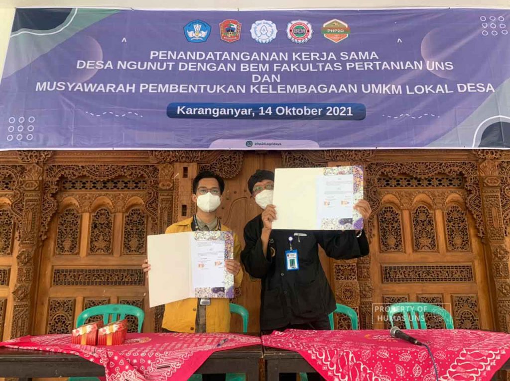 BEM FP UNS Signed Collaboration Agreement with Ngunut Village Government to Develop Rural Potential
