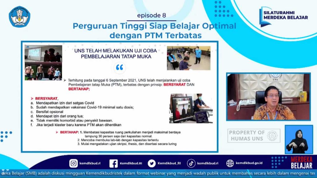 Exemplary: Chairman of CRISU Shared UNS Experience in Opening PTM
