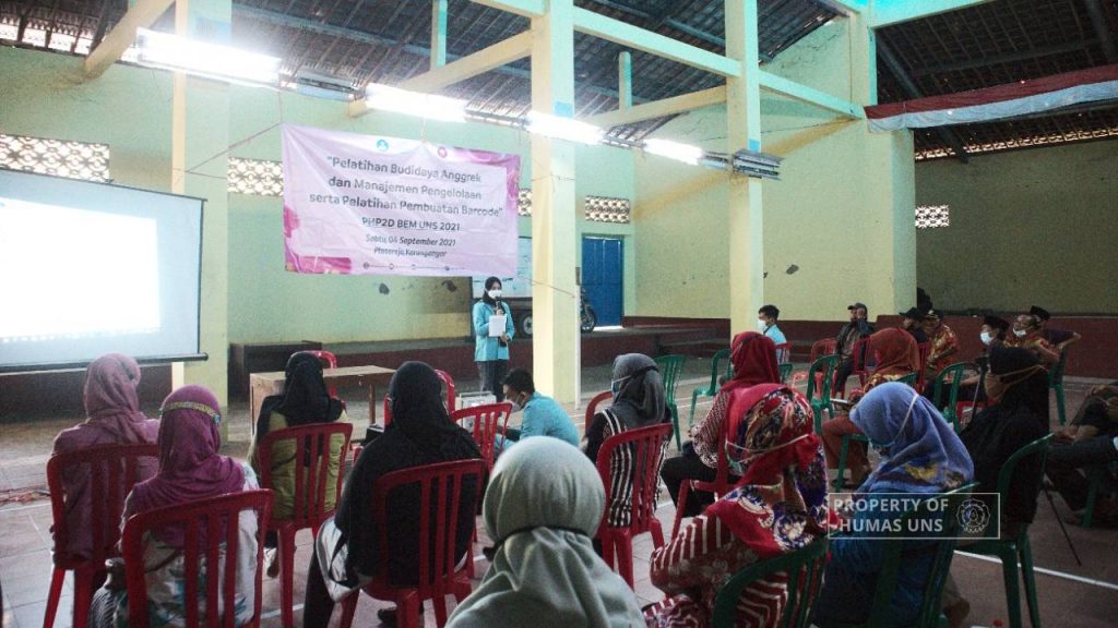 PHP2D BEM UNS 2021 Team Held Orchid Cultivation Training and Barcode Creation