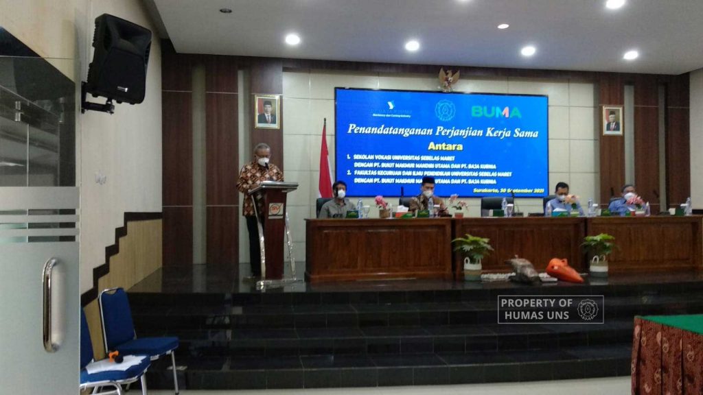 SV UNS Signed PKS Tripartite with PT. BUMA and PT. Baja Kurnia