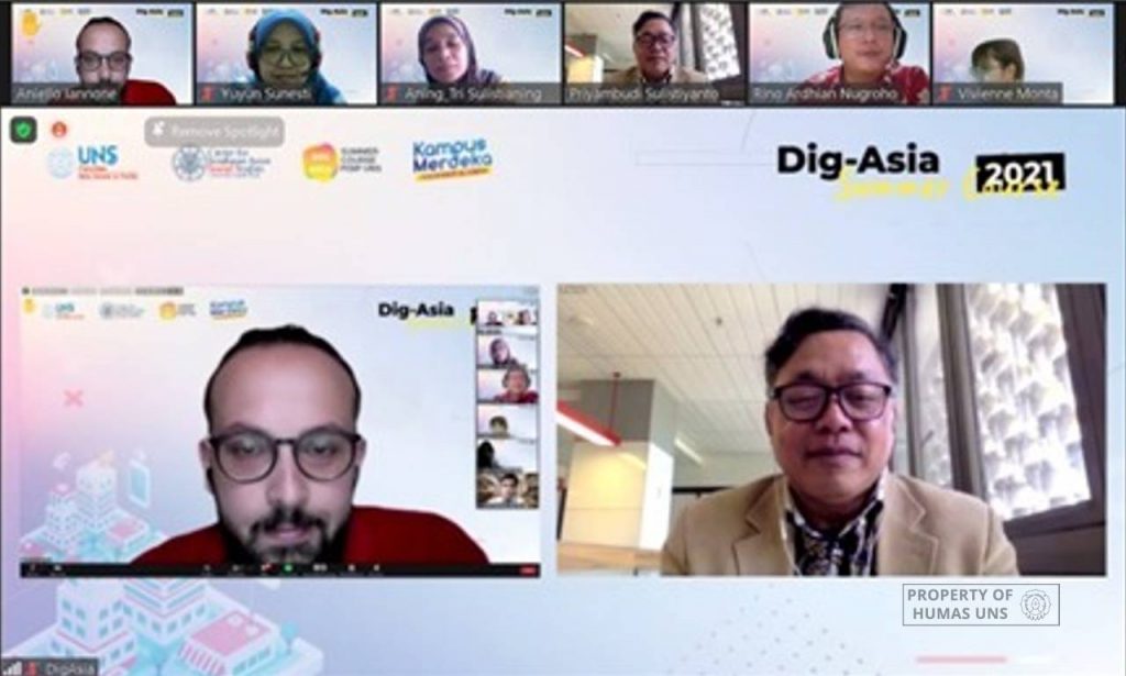 Collaborating with CESASS UGM, FISIP UNS Holds DIG-Asia Summer Course 2021