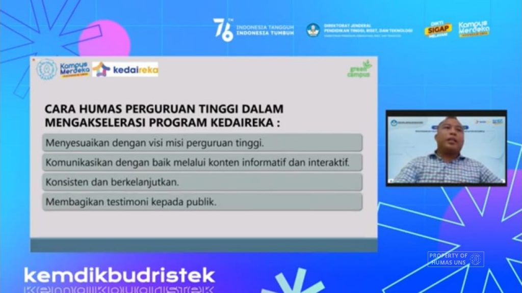 Chief of Public Relations and Media UNS Shared Social Media Branding Strategy