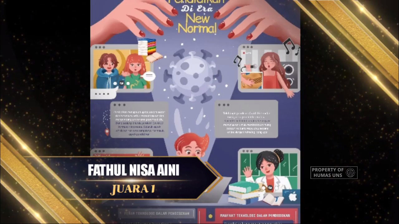 Fathul Nisa Aini, Diploma Program of Informatic Engineering UNS Achieved National Accomplishment in Poster Competition