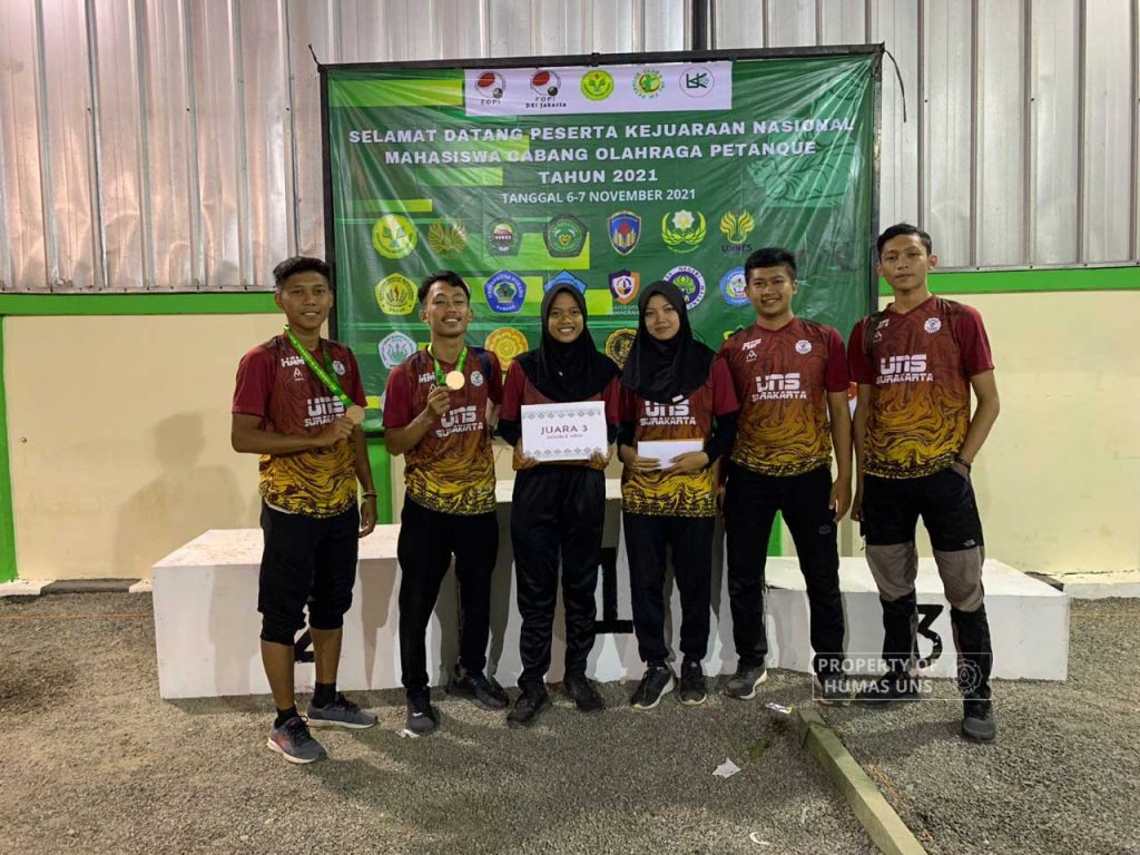 FKOR UNS Student Achievement in 2021 Petanque National Championship
