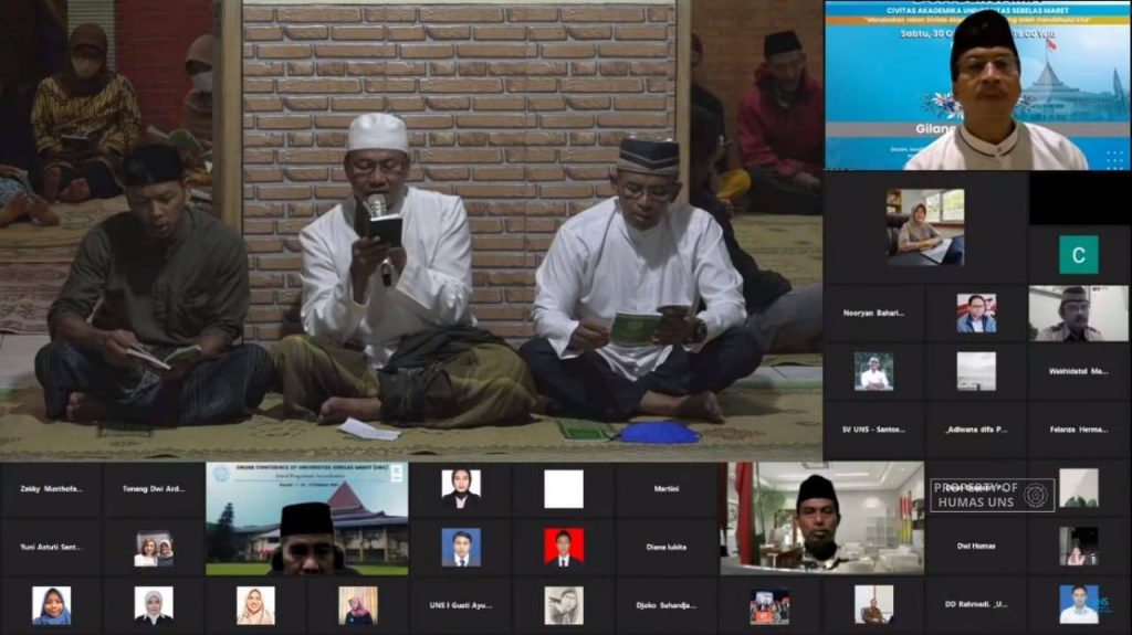 UNS Held Collective Prayers for Gilang Endi Saputra