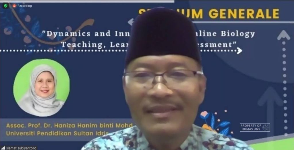 General Lecture Master Program in Biology Education UNS: integration of Science and Arts in Learning Method