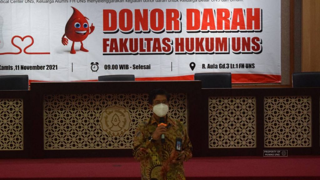 Rector Attended Blood Donation in FH UNS