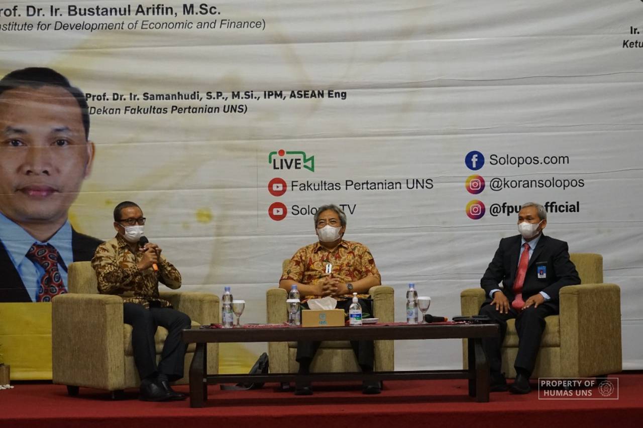 Post-Pandemic Strategy in the National Seminar Indonesia Agricultural Outlook 2022 Faculty of Agriculture UNS