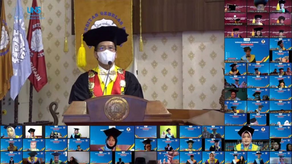 Offline and Online Graduation Period VI, UNS Graduated 1,336 Students