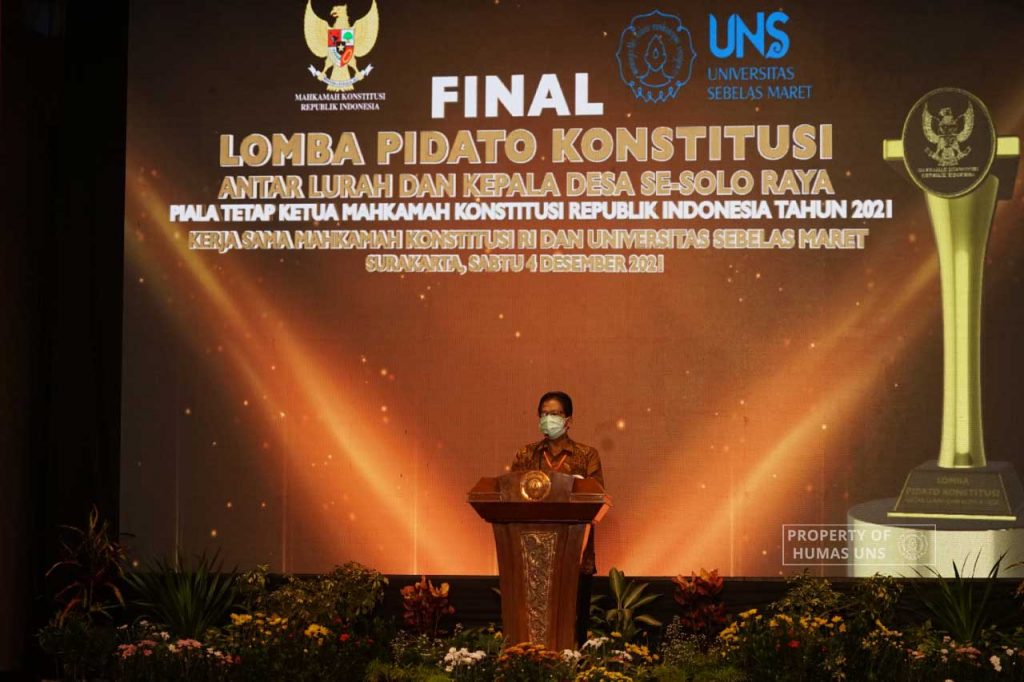 Constitution Speech Competition for Village Chief in Solo Raya Officially Closed