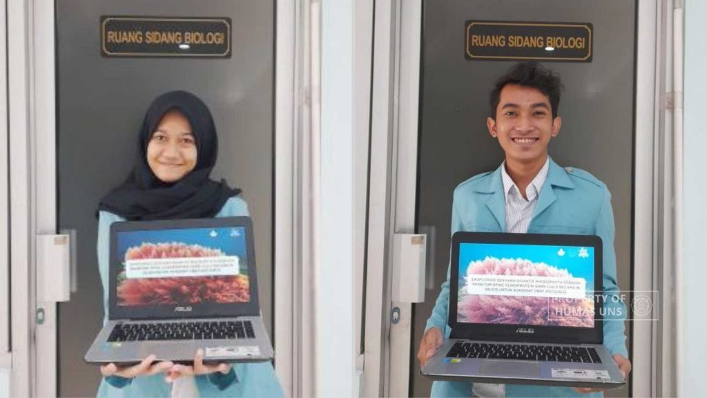 UNS Students Won 3rd Place in National KTI for their Red Algae Study as Antiviral Drug Candidate