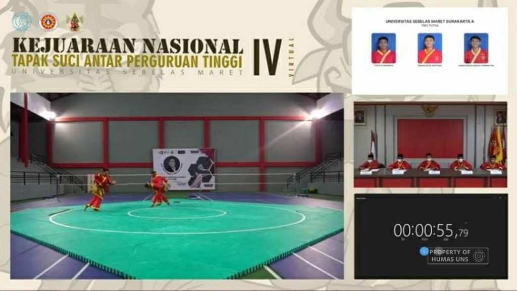 UNS Team Won the Virtual National Championship of Tapak Suci for University Students 2021