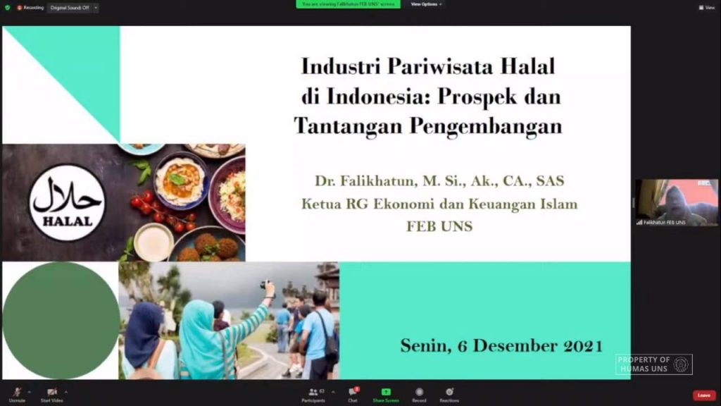 FEB UNS Guest Lecture Discussed the Prospect and Challenges of Halal Industry in Indonesia