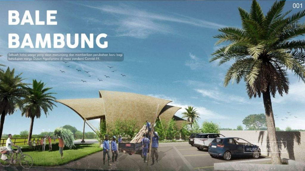 Designing of a Community Hall Made of Bamboo, UNS Architecture Student Team Wins Arzenith 2021