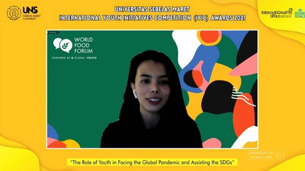 UNS IYIC Awards 2021, Gibran Invited the Youth to be Active in the Sustainable Development