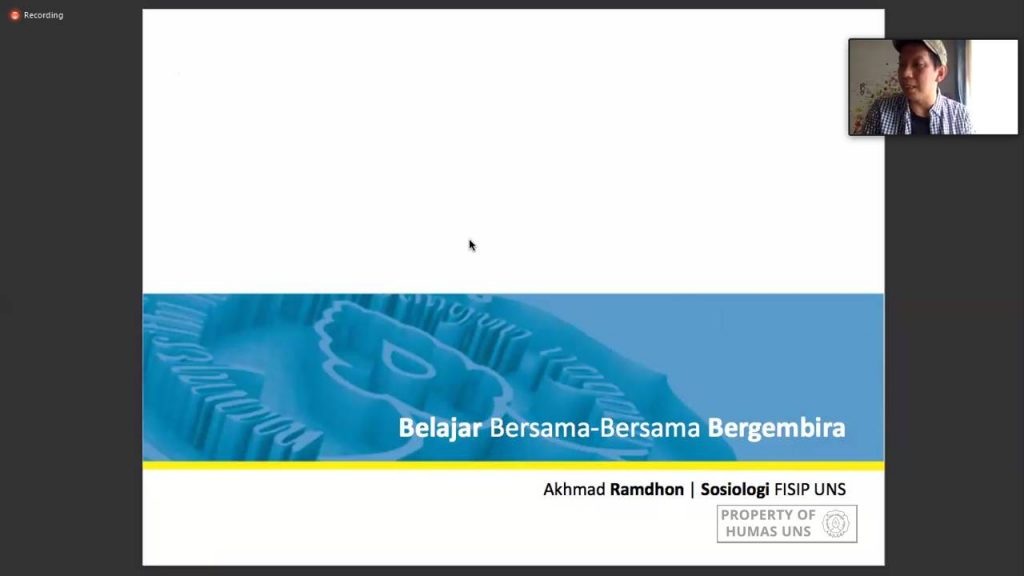 Attending the APSI Webinar for the Soloraya Region, UNS Sociology Lecturer Highlights Topics on Music Arts in Urban Social Context