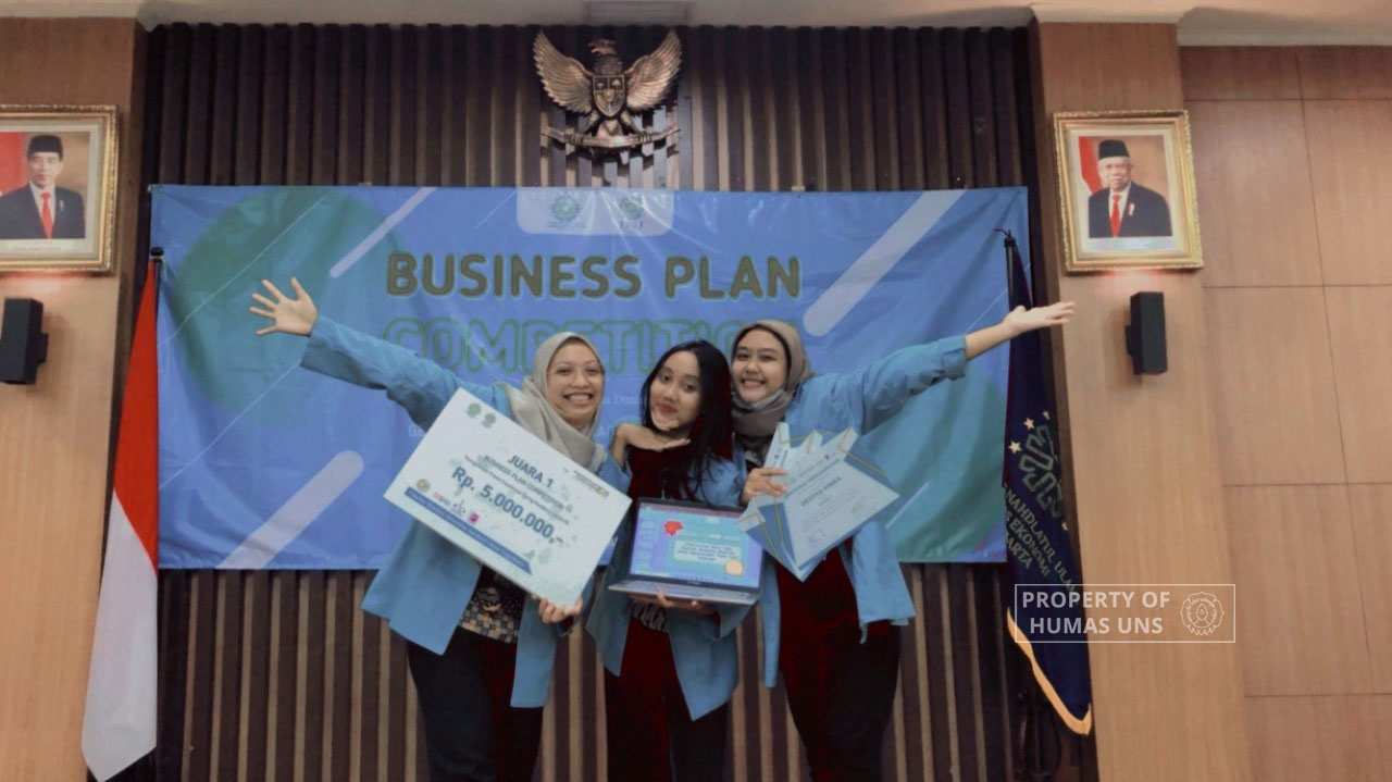 Congratulation, UNS Student Won 1st Place in Business Plan FE UNU Yogyakarta