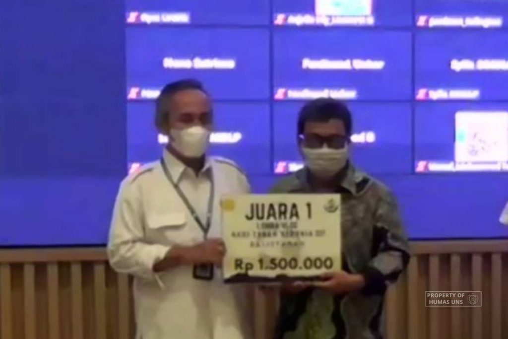 Soil Science UNS Student Vlog Won 1st Place in National Competition