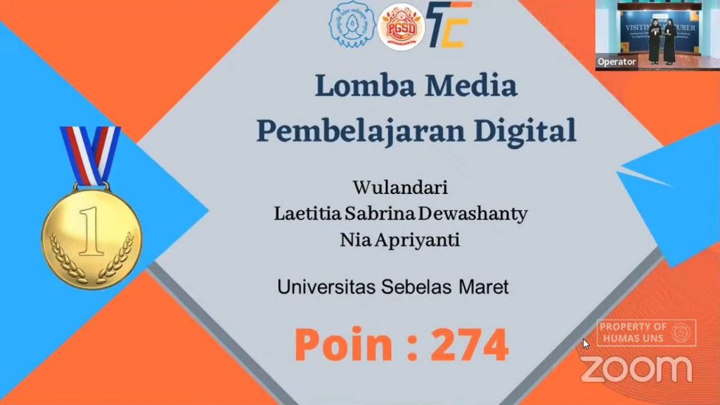 Proposing Space-Net Application, UNS Student Won 1st Place in National Learning Media Competition